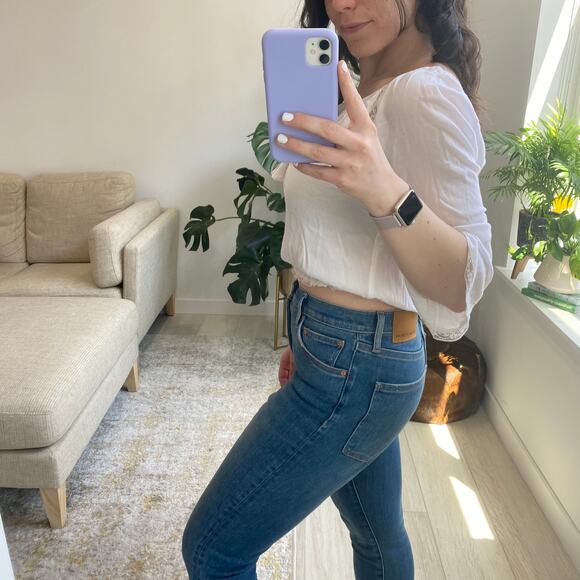 Forever 21 White Tassel Crop Top Size Small - Picture 3 of 5